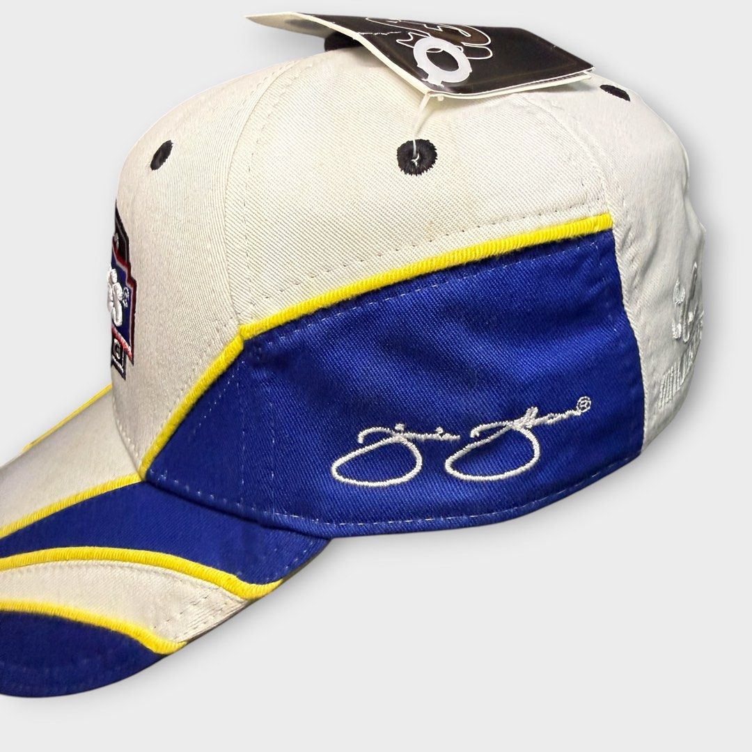 Chase Authentics - Jimmy Johnson Team Lowe's Racing Cap (Category: Caps & Hats) located in Los Banos. Submitted by declutterking (Listing ID 1453990017, Image 3). Description: One size • adjustable velcro strap • embroidered graphics • stains due to storage Brand new with tags Authentic.