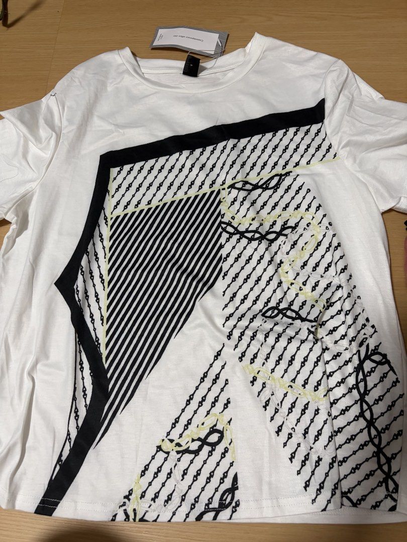 Clothes Bundle (Category: Shirts) located in Singapore. Submitted by mdnelyy (Listing ID 1453928423, Image 2). Description: SHEIN casual daily clothes bundle, 5 pcs for $5. Size M-L please help to clear, bought too many. mail +$2.50.