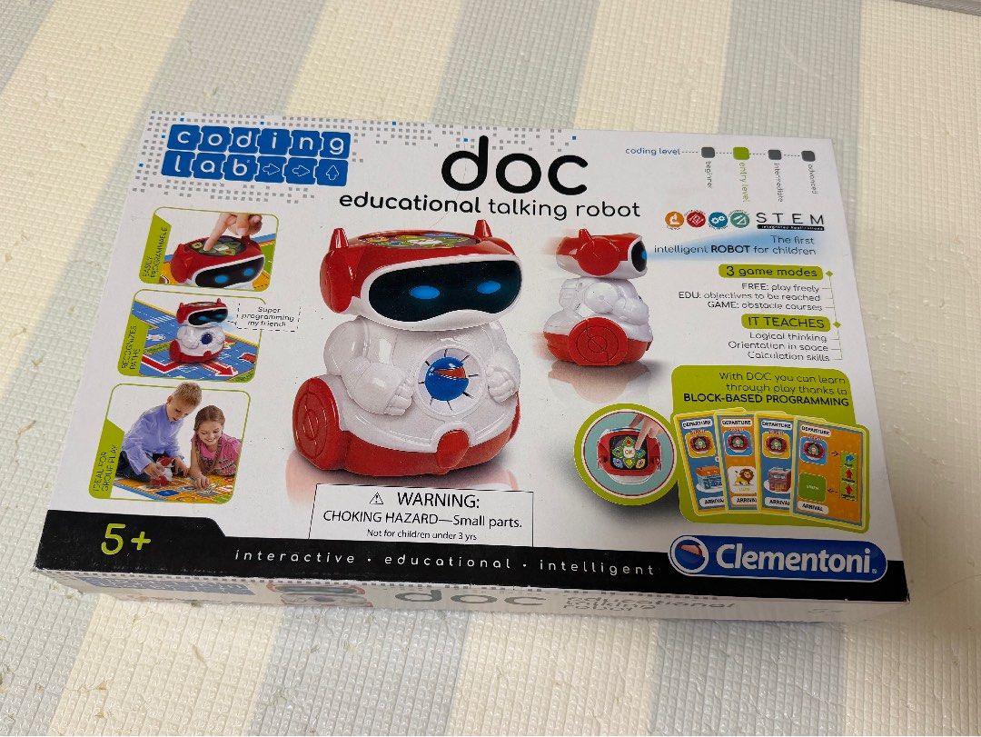 Coding Lab doc educational talking robot （分類：益智學習玩具）位於 Hong Kong。 由 play4life 提交（商品編號 1453958273，圖片 1）。簡介： 全套齊。