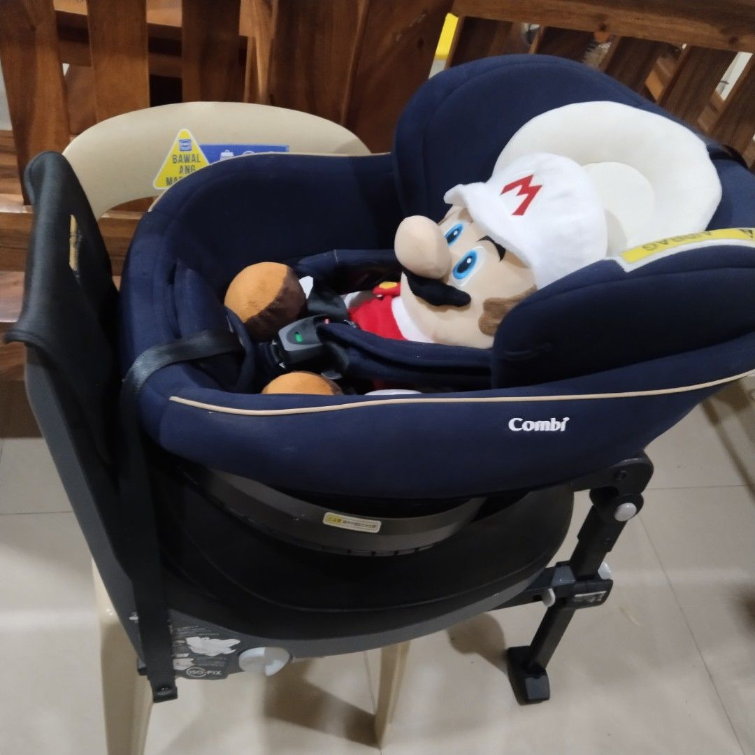 Combi culmove smart ISOFIX 360 degree rotation (Category: Car Seats) located in Cavite. Submitted by dimple082 (Listing ID 1453925575, Image 2). Description: This Combi Culmove Smart ISOFIX child seat features a 360-degree rotation function and is equipped with an Eggshock cushion for enhanced shock absorption. [1, 2].