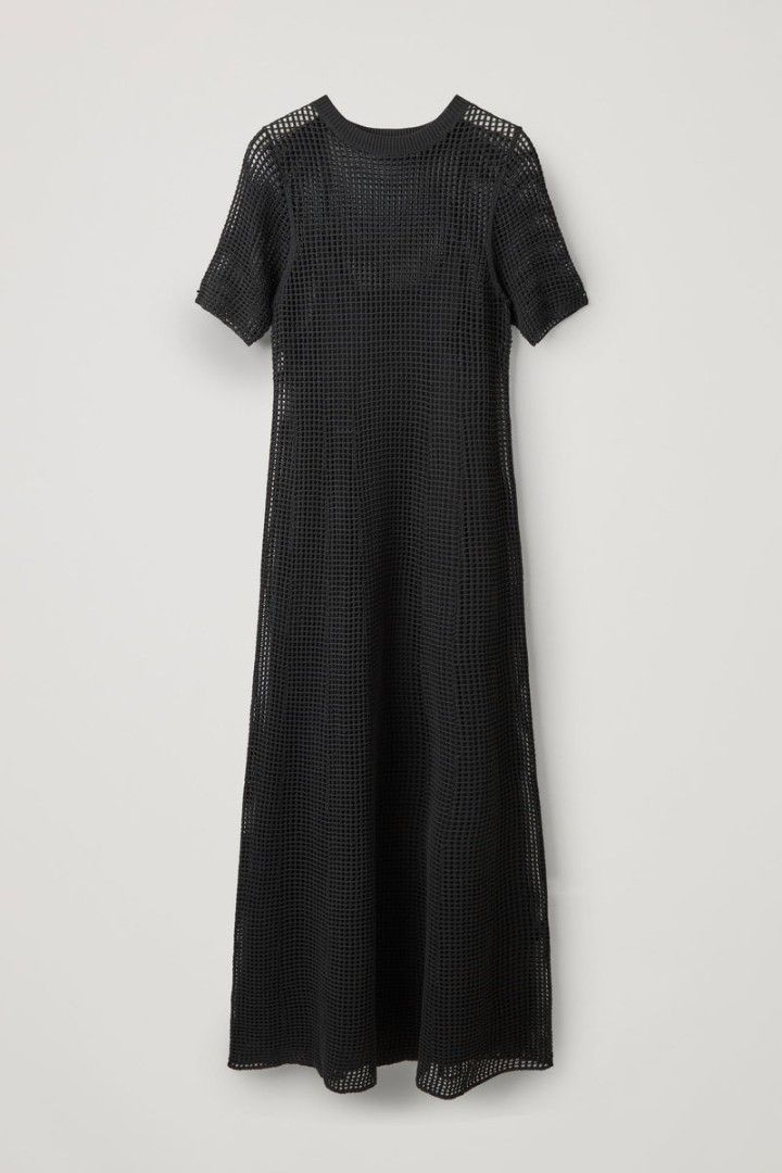 COS | Knitted Paper Dress (Category: Dresses) located in Taytay. Submitted by _deya (Listing ID 1453835232, Image 1). Description: Brand: COS Tagged Size: S Color: Gray Material: 100% Paper Knit (Knitted Part), Woven Part: 100% Polyester Measurements (laid flat): - Bust: 14” - Waist: 13.5” - Hips: 16” - Length: 56.5” Authentic COS paper knit maxi dress. Flaws: None Payment: Payment first. Shipping: J&T Express (shipping fee will be shouldered by 
