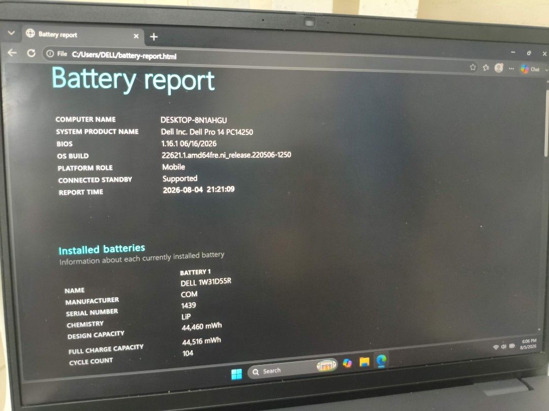 Dell Pro 14 PC14250 Business Laptop (Category: Laptops & Notebooks) located in Imus. Submitted by andres25 (Listing ID 1453959377, Image 3). Description: 🔥 Like New | Ready to Use | Fast Performance Selling my Dell Pro 14 PC14250, perfect for office work, online classes, programming, business, and everyday use. 📋 Specifications ✅ Intel® Core™ 5 220U Processor ✅ 8GB DDR5 RAM with extra slot ✅ 256GB SSD ✅ 14-inch Display ✅ Fingerprint Scanner ✅ W