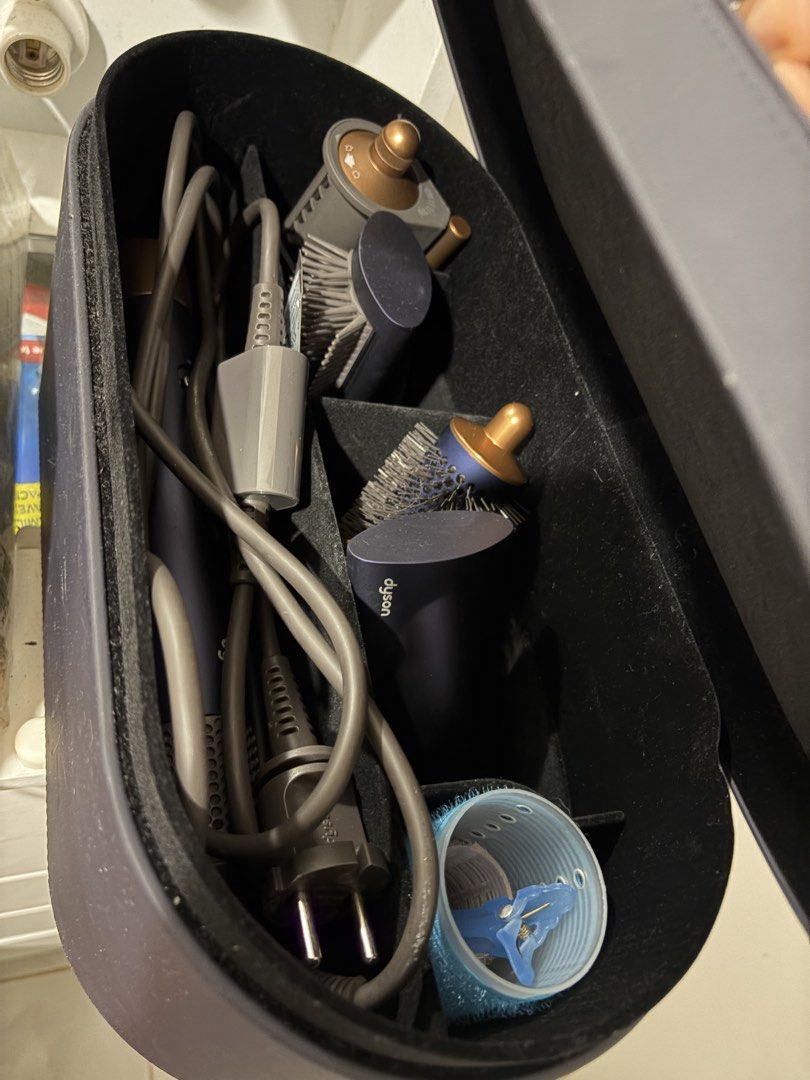 Dyson Airwrap Complete Long V2 (Category: Hair) located in Antipolo. Submitted by shenanadeclutz (Listing ID 1453916372, Image 2). Description: Slightly negotiable Authentic - Yes 1 Attachment was sold. Origin Philippines- Made in the Philippines! .