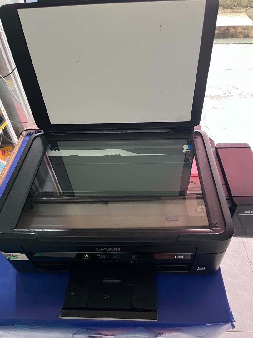 EPSON L360 3IN1 PRINTER (Category: Printers, Scanners & Copiers) located in Malolos. Submitted by swatchandslayph (Listing ID 1453865834, Image 2). Description: EPSON L360 3IN1 PRINTER ‎ 3,800 ONLY! ‎ ‎Print ‎Scan ‎Xerox ‎Ready to use No backtray ‎with original ink inside ‎with USB cord & power cord ‎with 3 months service warranty Paki dala na po yung laptop if ever pick up, mayroon na pong free installation nung driver ‎ ‎Can Pick Up, Deliver, o