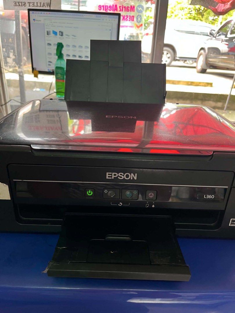 EPSON L360 3IN1 PRINTER (Category: Printers, Scanners & Copiers) located in Malolos. Submitted by swatchandslayph (Listing ID 1453865834, Image 1). Description: EPSON L360 3IN1 PRINTER ‎ 3,800 ONLY! ‎ ‎Print ‎Scan ‎Xerox ‎Ready to use No backtray ‎with original ink inside ‎with USB cord & power cord ‎with 3 months service warranty Paki dala na po yung laptop if ever pick up, mayroon na pong free installation nung driver ‎ ‎Can Pick Up, Deliver, o