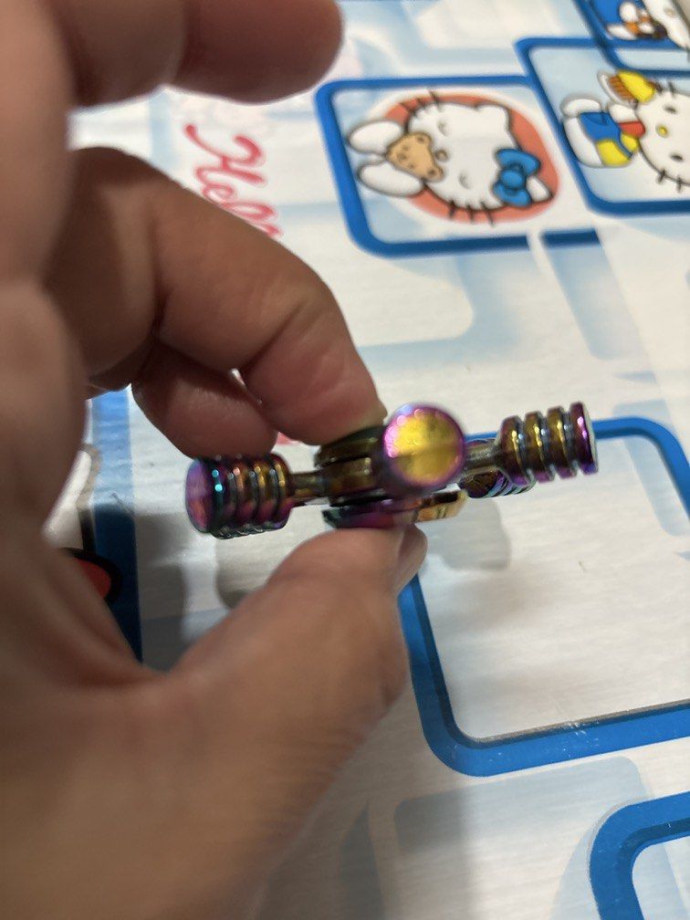 Fidget spinner stainless steel rainbow (Category: Action & Battle Toys) located in Manila. Submitted by vintageaccessories (Listing ID 1453930194, Image 3). Description: .