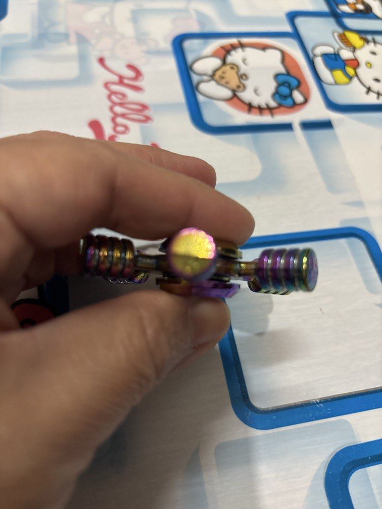 Fidget spinner stainless steel rainbow (Category: Action & Battle Toys) located in Manila. Submitted by vintageaccessories (Listing ID 1453930194, Image 2). Description: .