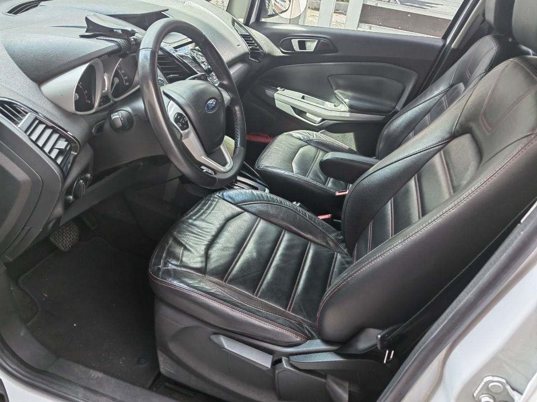 Ford Ecosport Titanium Ecosport Auto (Category: Used Cars) located in Quezon City. Submitted by abeharvestmoon27 (Listing ID 1453978941, Image 3). Description: 2016 Ford EcoSport Titanium AT — Direct Owner ₱220,000 — Negotiable upon viewing. As-Is, Where-Is. ✅ 1.5L Gas, 6-Speed AT, Push Start, Sunroof, Leather, Premium Audio, Ice Cold A/C ✅ 100,000 KM, Brand New 4 Bridgestone Tires, Registered until 2027 ✅ Direct owner, Original OR/CR ⚠️ ABS ligh