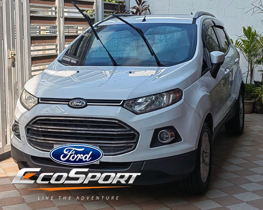 Ford Ecosport Titanium Ecosport Auto (Category: Used Cars) located in Quezon City. Submitted by abeharvestmoon27 (Listing ID 1453978941, Image 1). Description: 2016 Ford EcoSport Titanium AT — Direct Owner ₱220,000 — Negotiable upon viewing. As-Is, Where-Is. ✅ 1.5L Gas, 6-Speed AT, Push Start, Sunroof, Leather, Premium Audio, Ice Cold A/C ✅ 100,000 KM, Brand New 4 Bridgestone Tires, Registered until 2027 ✅ Direct owner, Original OR/CR ⚠️ ABS ligh