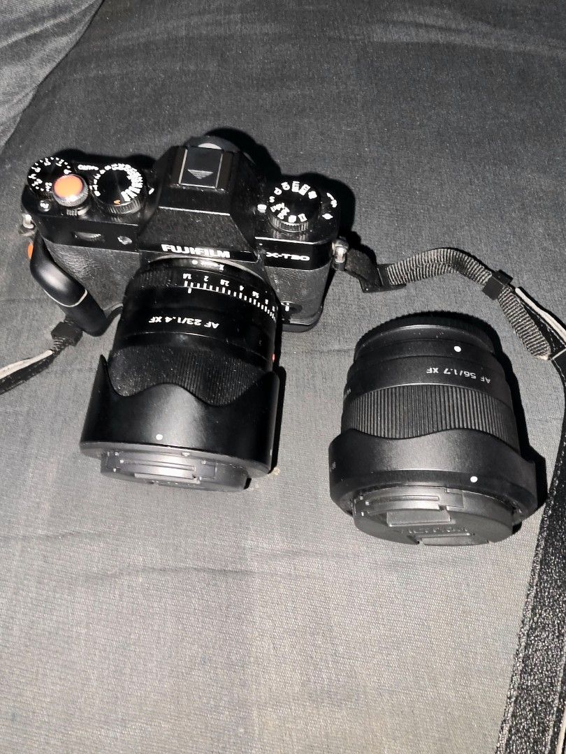 Fujifilm xt30ii complete set (Category: Cameras) located in Lucena. Submitted by gladiola_26 (Listing ID 1453814053, Image 3). Description: Selling my Fujifilm XT30II With 2 Viltrox Prime Lenses (56mm f/1.7, 23mm f/1.4) No kit lens. Good as new, alagang-alaga. Take all for ₱70,000. Rfs: Need funds Pwede meetup, Lucena City Area (anytime), or MOA (Tuesday or Wednesday) Pwede din for shipping, cover ko na SF..