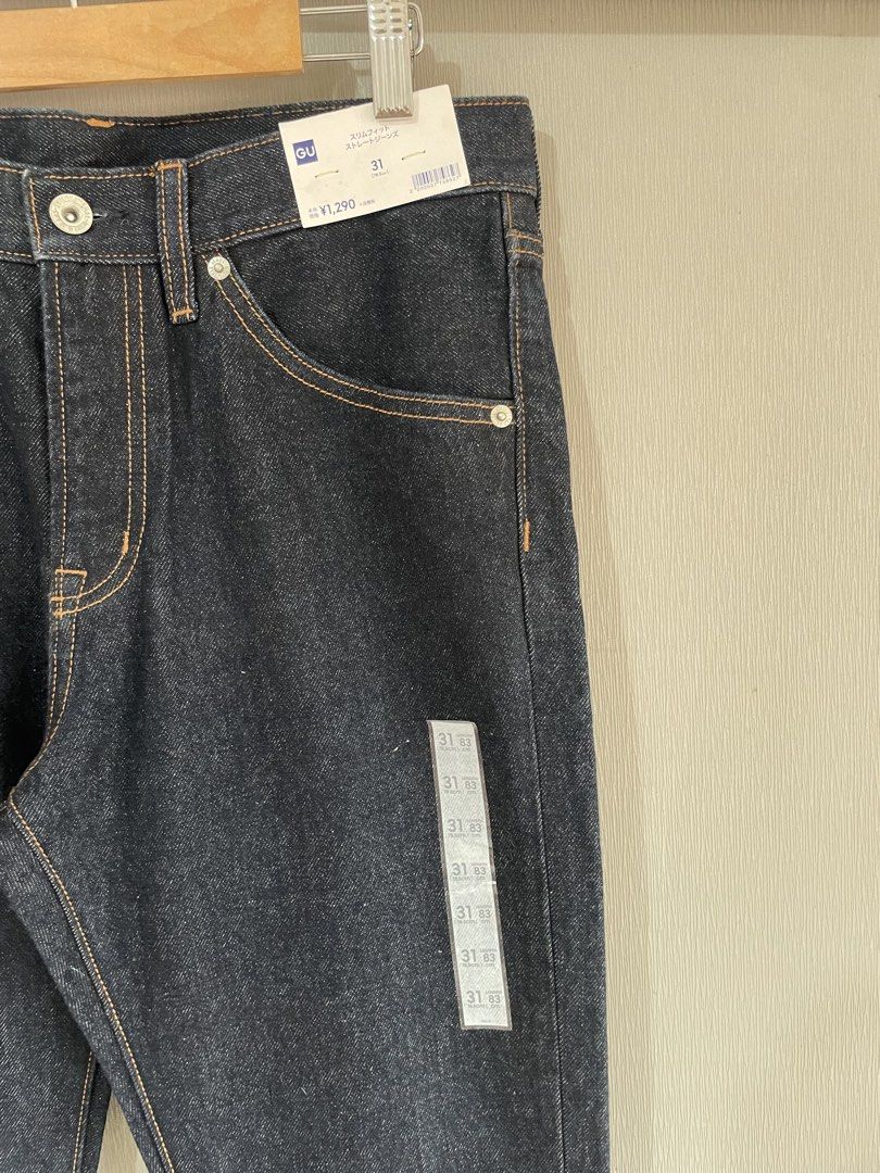 GU denim Pants (Category: Jeans) located in Mataasnakahoy. Submitted by zero4thrift (Listing ID 1453853709, Image 2). Description: 📌 DISCLAIMER 📍Please manage your expectation, posted items are preloved, used & thrifted. 📍 Actual color may vary due to lighting. 📍 All items needed to wash..
