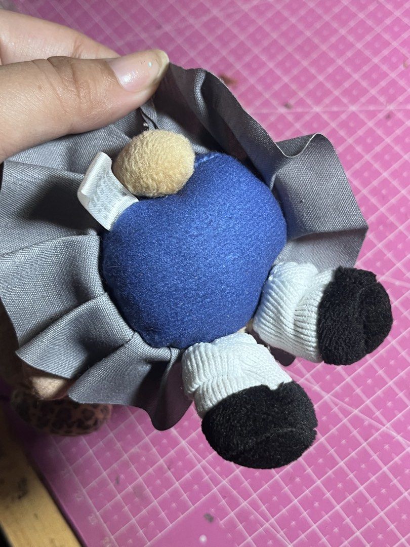 Hello Kitty Plush Keychain with Zipper Pocket (Category: Plushies & Soft Toys) located in Manila. Submitted by thedreamcart (Listing ID 1453907405, Image 3). Description: - Adorable Kitty plush keychain. - Dressed in a cute blue school uniform with a grey pleated skirt. - Includes a small zipper pocket on the back of her head. - Ideal for attaching to bags, backpacks, or as a cute accessory. - A must-have for any Kitty enthusiast!.