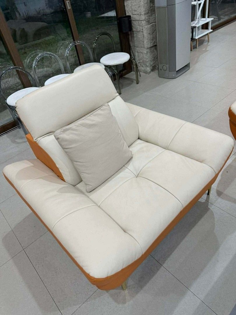 High-Grade Leather Sofa Set with Center Table (Category: Sofas) located in Manila. Submitted by janmendez (Listing ID 1453883363, Image 3). Description: Minor issues: small scratches and lightly rusty.