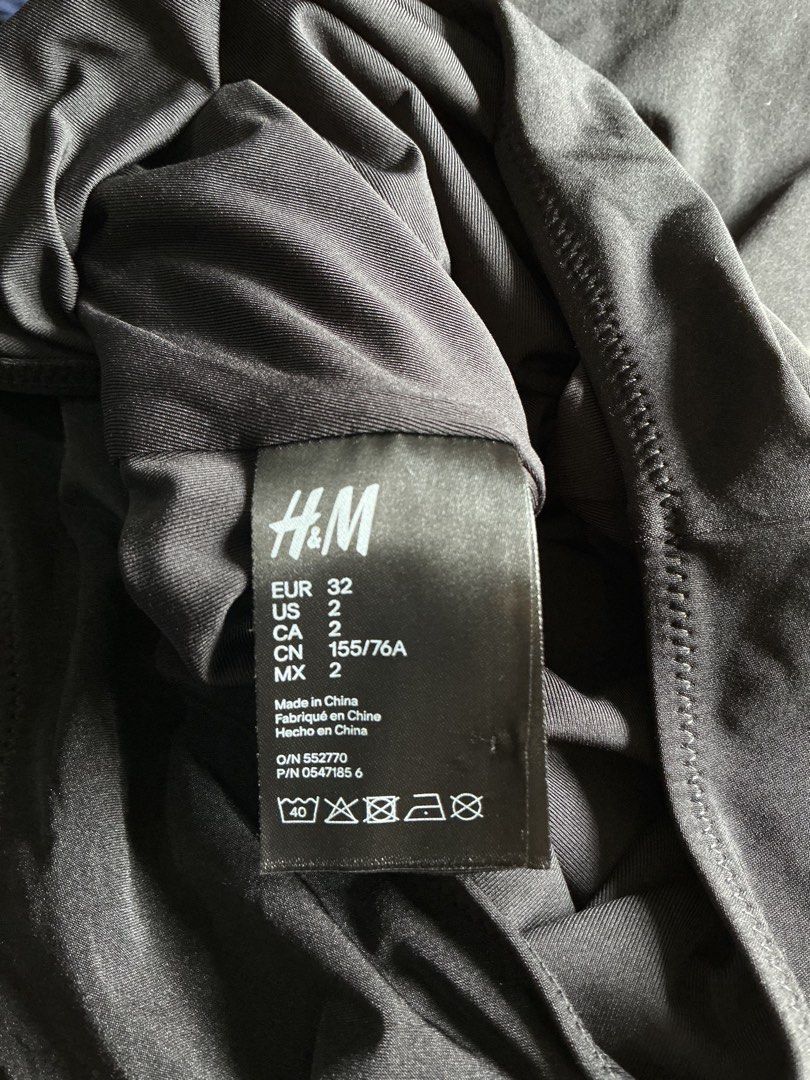 H&M Black One-Piece Swimsuit (Category: Bikinis & Swimsuits) located in Quezon City. Submitted by shopabilitymnl (Listing ID 1453917805, Image 2). Description: .