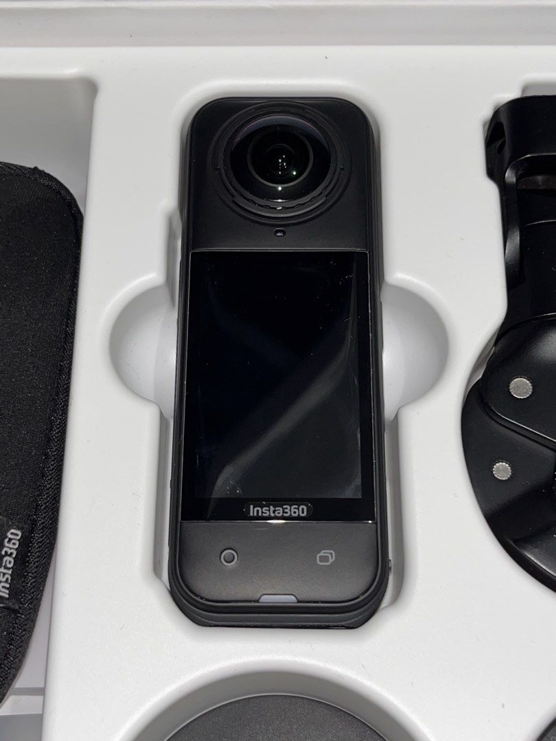 Insta360 X5 360° Waterproof Action Camera with 8K Resolution and Superior Low Light - Motorcycle Bundle (Category: Cameras) located in Manila. Submitted by nyamiii (Listing ID 1453978413, Image 3). Description: Insta360 X5 360° Waterproof Action Camera with 8K Resolution and Superior Low Light - no longer needed - orig price: 37k - Includes protective case - Includes two (2) camera lens protectors.