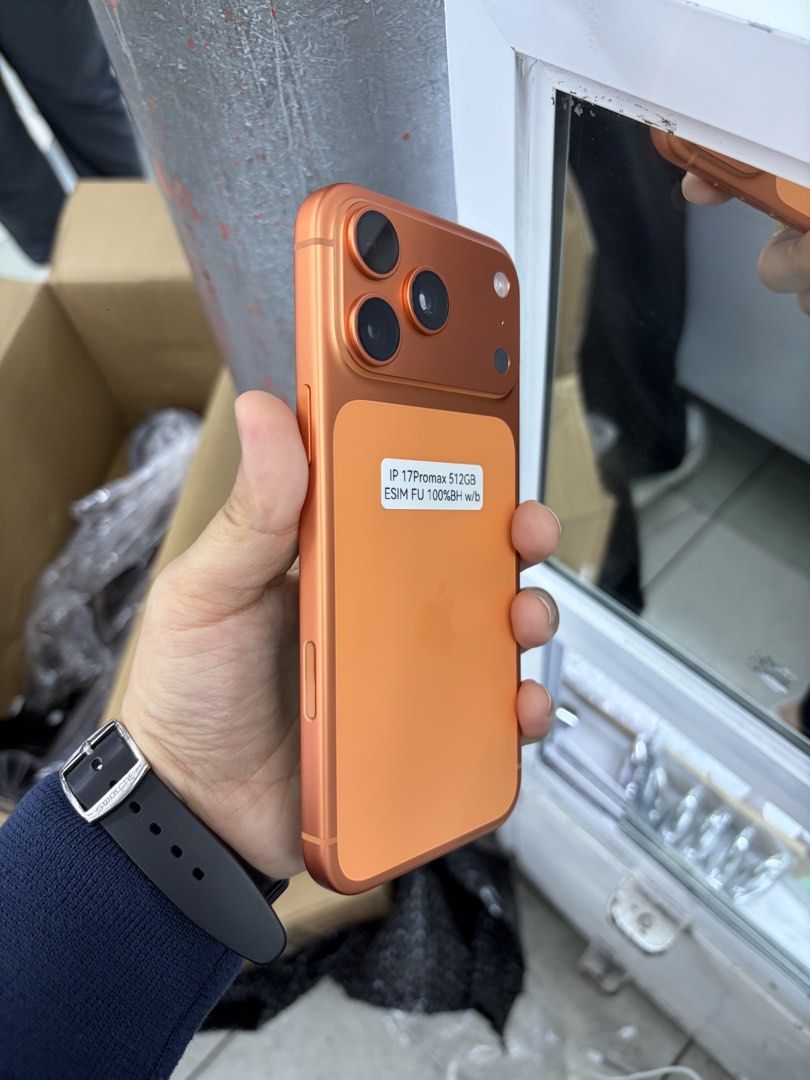 Iphone 17 Pro Max 512gb 100% bh ESIM Unlock (Category: iPhone 17 Series) located in San Juan City. Submitted by javedsgadgetshop (Listing ID 1453815865, Image 2). Description: Posting available device for today! QUICK INFO : Iphone 17 Pro Max 512gb 100% battery Esim unlock US Variant No issue / No repair Comes w/ case&charger Price may vary depends on the available Accepting swap/trade-in/installment/walk-in/delivery. For reference: visit our pag