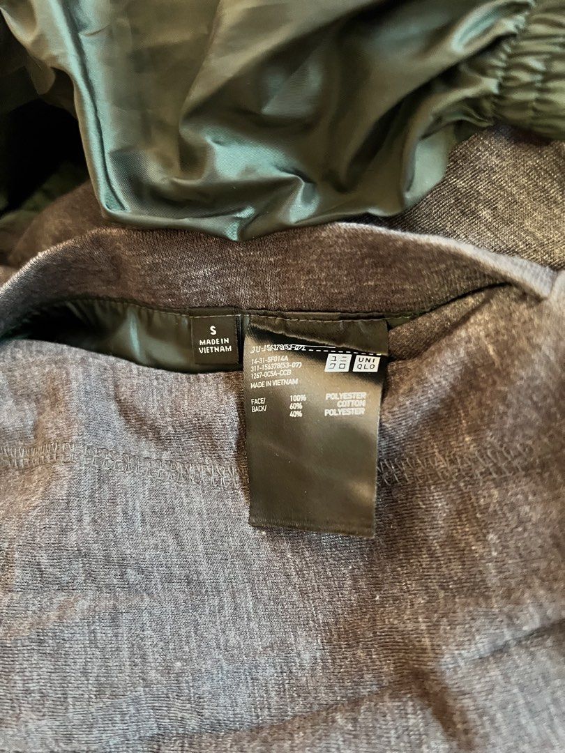 Jacket (Category: Coats, Jackets and Outerwear) located in Singapore. Submitted by original_0119 (Listing ID 1453894887, Image 5). Description: Uniqlo jacket. Size 8 Double lining. With inner pockets as well. Outer pockets with zipper. Come with hood.