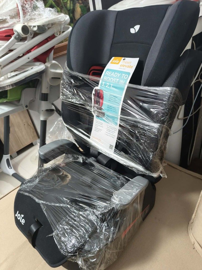 Joie Elevate Car Seat 0+/1/2/3 (Category: Car Seats) located in Quezon City. Submitted by abvon_dlc (Listing ID 1453972547, Image 2). Description: Joie Elevate car seat, grows with your child from 0-12 years (up to 18kg). Multiple seating options. Looks new/well-protected..