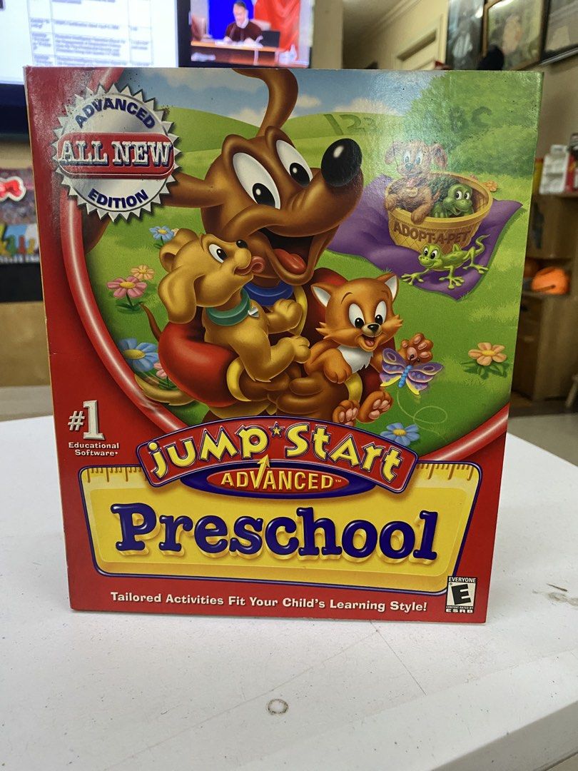 Jumpstart Advanced Preschool PC CD 2002 Vintage Boxed Version HTF W/ Insert Read - MINT CONDITION (Category: Children's Books) located in Manila. Submitted by madmaxshop (Listing ID 1453860259, Image 1). Description: .