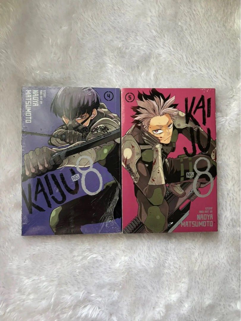 Kaiju No. 8 BRAND NEW SEALED (Category: Comics & Manga) located in Cainta. Submitted by dealwithapril_ (Listing ID 1453932174, Image 1). Description: - Kaiju No. 8 Manga Volumes 4 & 5 - Story and Art by Naoya Matsumoto - Brand New & Sealed - BOUGHT FROM FULLY BOOKED.