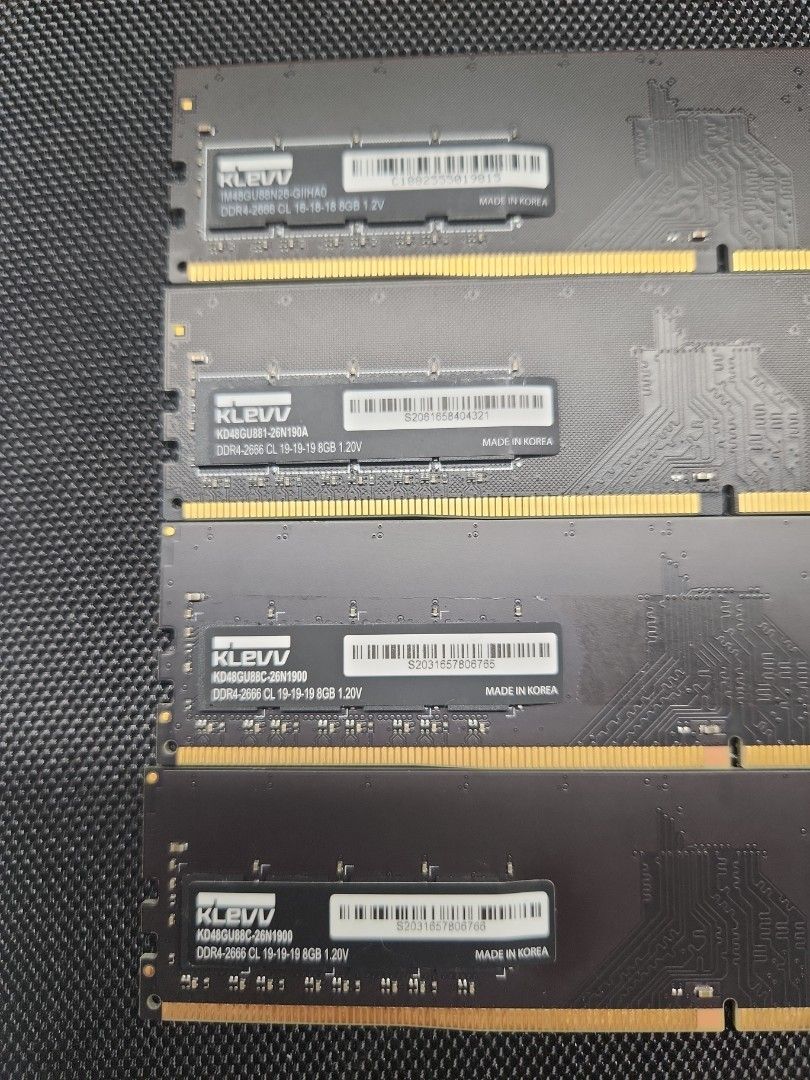 Klevv DDR4 16GB 2666Hz RAM 32 GB, Computers & Tech, Parts