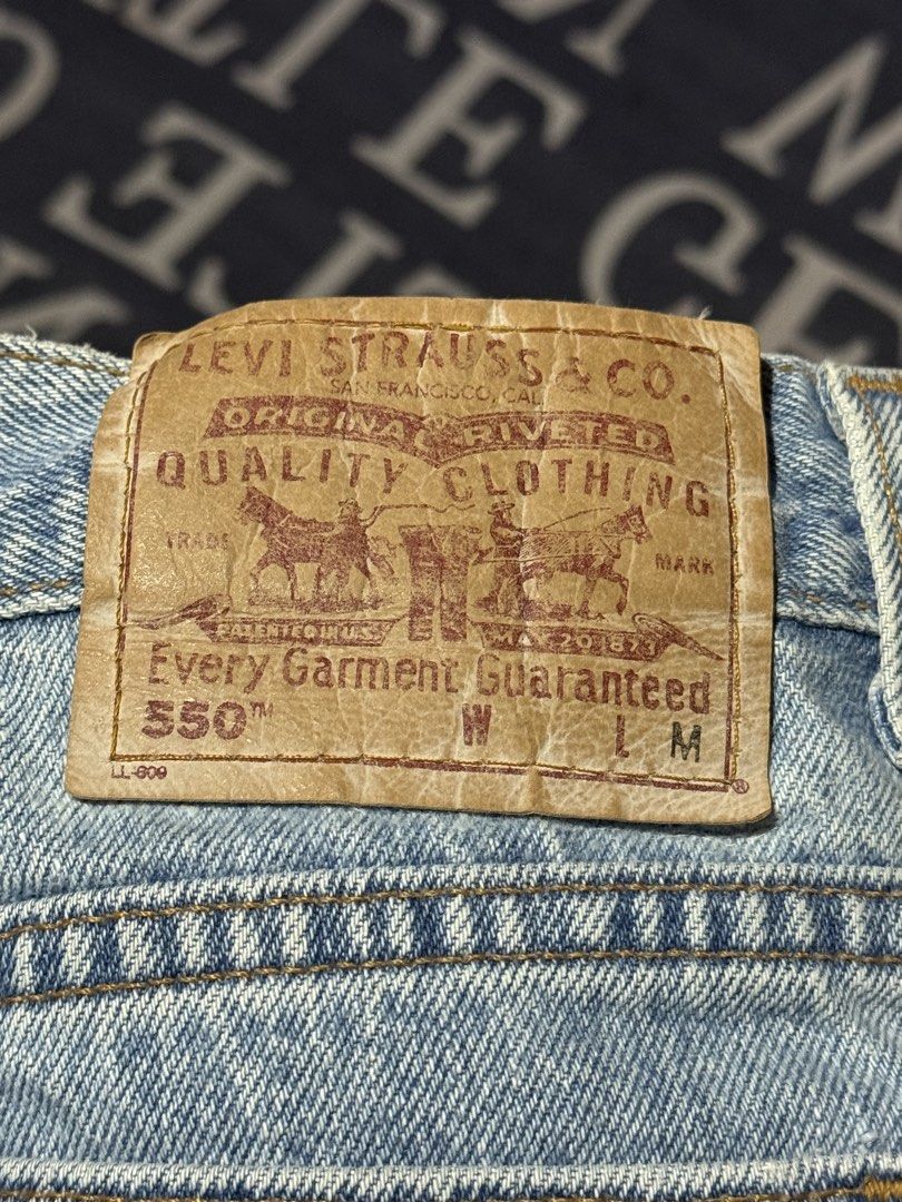 Levi Strauss & Co. 550 Jeans 39x44 (Category: Jeans) located in Manila. Submitted by _ravenqueen (Listing ID 1453898289, Image 2). Description: - Classic light wash Levi's 550 jeans - Straight leg fit - Durable denim construction - Ideal for everyday wear - Size: W39 L44.