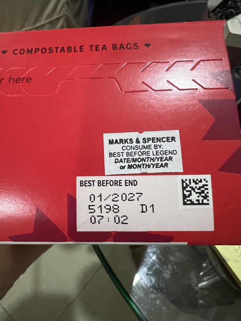 Marks & Spencer Christmas Black Tea bags (Category: Health Food, Drinks & Tonics) located in San Juan City. Submitted by iambernie (Listing ID 1454002453, Image 2). Description: - M&S Christmas Spiced Tea Bags - 40 tea bags per box - Traditional black tea infused with festive spices - Flavor notes: cinnamon, cassia bark, liquorice root, allspice, and orange peel - Ideal for a warm, comforting holiday beverage - Best Before: January 2027 - RFS : n