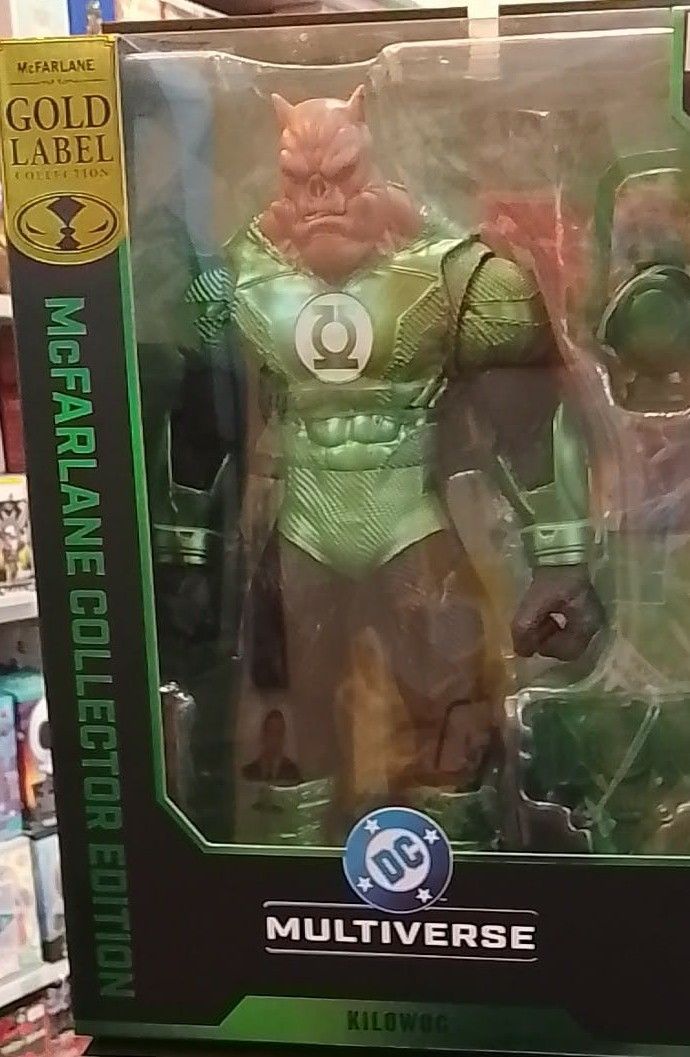 McFarlane Gold Label DC Multiverse Kilowog (Category: Figurines & Statues) located in Pasig City. Submitted by Yawgmoths2 (Listing ID 1453956639, Image 1). Description: - McFarlane Toys Gold Label Collector Edition - DC Multiverse Kilowog action figure location Kapitolyo shipping lalamove or grab only.