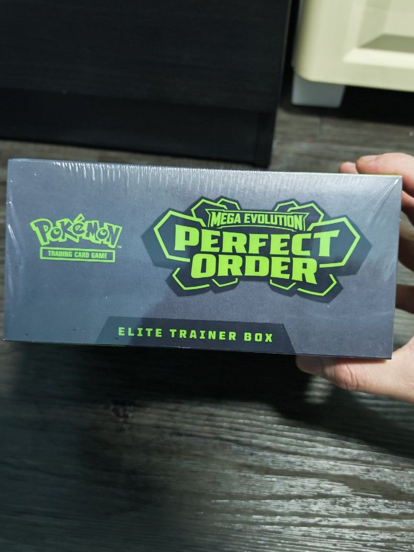 Mega Evolution Perfect Order (Category: Card Boxes & Cases) located in Singapore. Submitted by gjy23 (Listing ID 1453940398, Image 3). Description: Brand New Meet up only .
