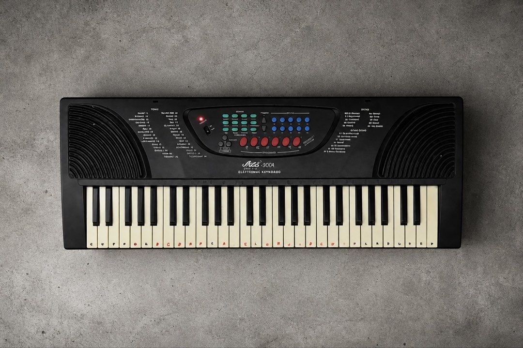 Miles MLS-600A Electronic Keyboard (Category: Musical Instruments) located in Caloocan City. Submitted by trashys0da (Listing ID 1453920794, Image 1). Description: Miles MLS-600A Electronic Keyboard w/ box Features: • 61-key electronic keyboard • Multiple tones, rhythms, and demo songs • Built-in stereo speakers • Volume and tempo controls • Lightweight and portable • Easy-to-use controls for beginners.