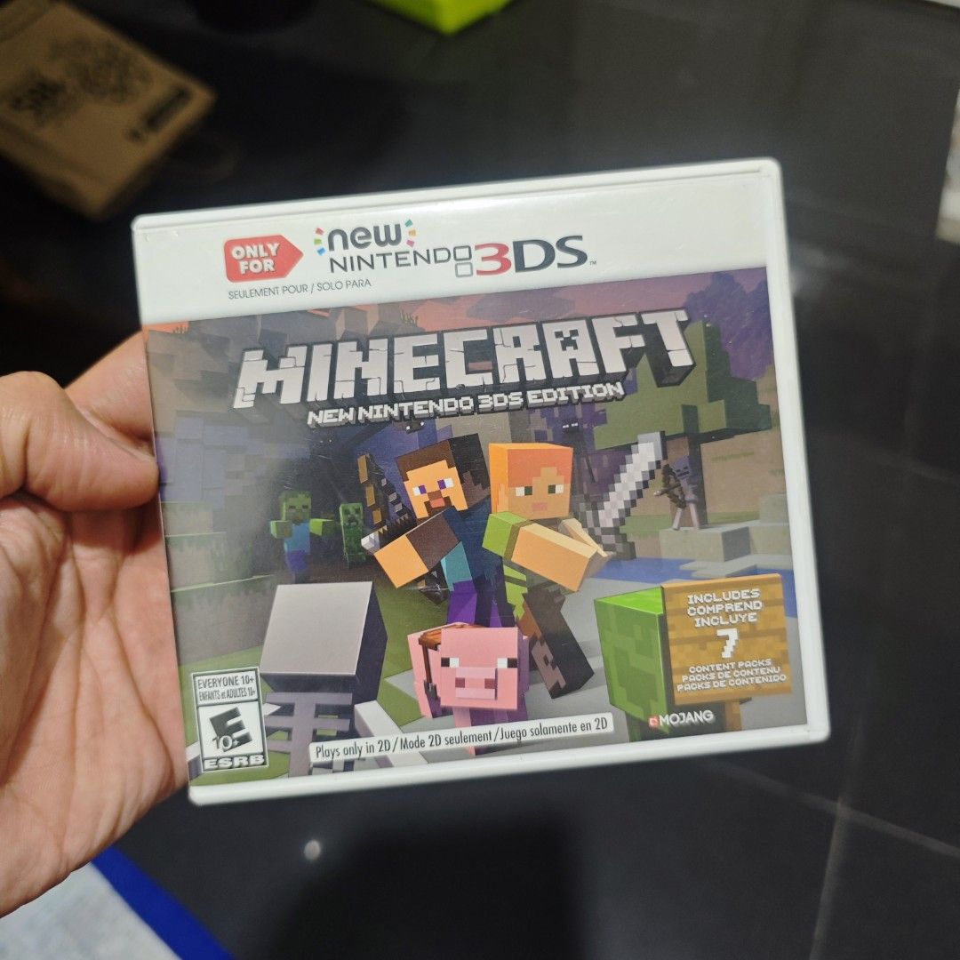 Minecraft New Nintendo 3DS Edition (US) (Category: Nintendo) located in Quezon City. Submitted by shopme_gadget30 (Listing ID 1453965197, Image 1). Description: kindly read the details first for sale fixed price mint Condition tested and working With case and game card with manual compatible to Nintendo 3ds/DS usa region qc area meet up: sm north shipping fee must shoulder by the buyer via lalamove or grab payment: bdo/gcash happy gaming everyone