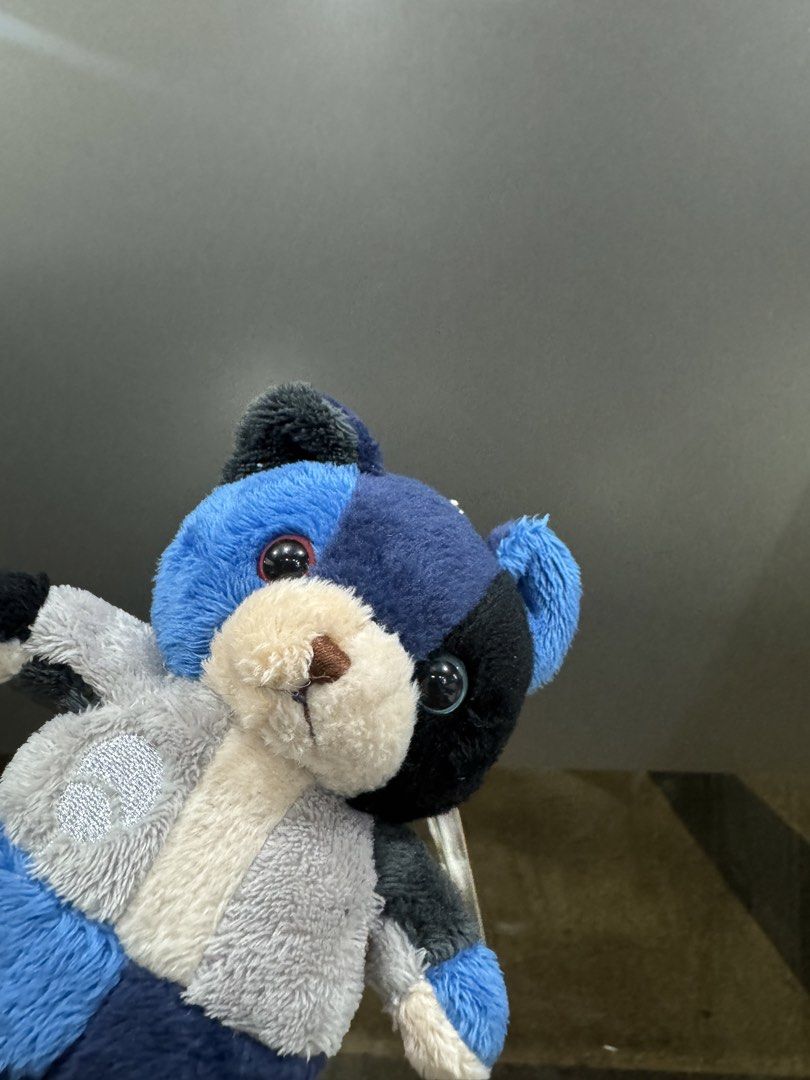 Naruto Sasuke Patchwork Bear Plush Toy Keychain (Category: Plushies & Soft Toys) located in Las Pinas. Submitted by drippin_vtg (Listing ID 1453999291, Image 2). Description: - Adorable patchwork bear plushie - Features a tag with Naruto's Sasuke Uchiha - Comes with a keychain attached - Small and portable size - Ideal for decorating bags or keys - Perfect collectible for anime fans.