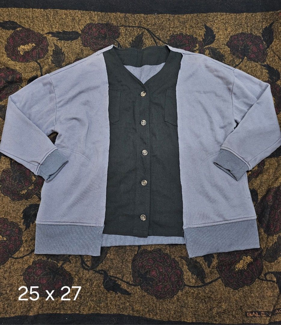 Niko and... Two-Tone Layered Button-Down Cardigan / Top (Category: Coats, Jackets and Outerwear) located in Candelaria. Submitted by bentablesetc (Listing ID 1453848469, Image 1). Description: Niko and... Two-Tone Layered Button-Down Cardigan / Top with tags 650 + sf MOP: Gcash Courier : J&t Loc: Candelaria Quezon.