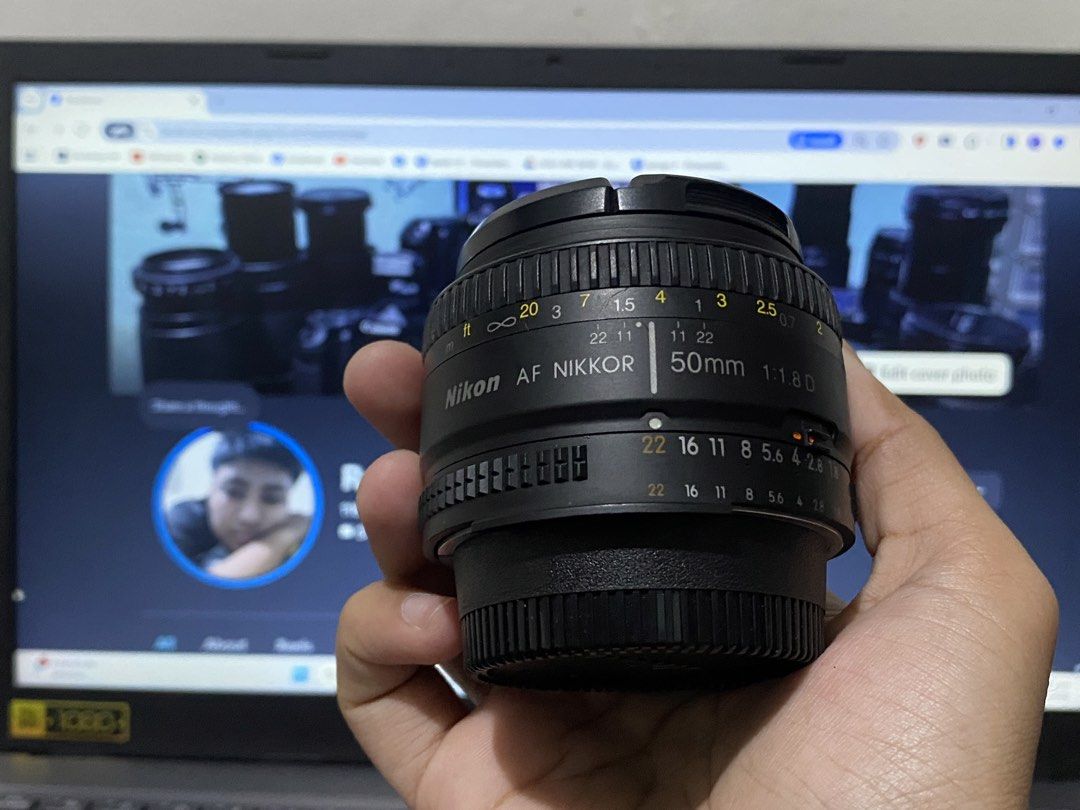 Nikon 50mm 1.8 AF-D (Category: Lens & Kits) located in Manila. Submitted by itzallabtcam (Listing ID 1453981139, Image 3). Description: Latest pick up Nikon 50mm AF-D All goods Bagong bago pa Condition: No issue Autofocus working Manual working No errors Fast focus Sharp output Inclusions: Front cap Rear cap Compatible with: Pro & Advanced Digital (FX Full-Frame): D3, D4, D5, D6, D600, D610, D700, D750, D780, D800, D800E, D810, D850, Df, and the 