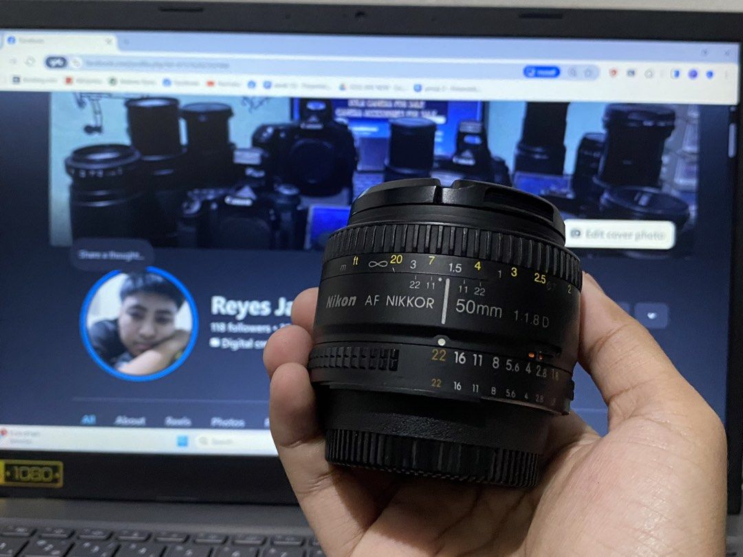 Nikon 50mm 1.8 AF-D (Category: Lens & Kits) located in Manila. Submitted by itzallabtcam (Listing ID 1453981139, Image 2). Description: Latest pick up Nikon 50mm AF-D All goods Bagong bago pa Condition: No issue Autofocus working Manual working No errors Fast focus Sharp output Inclusions: Front cap Rear cap Compatible with: Pro & Advanced Digital (FX Full-Frame): D3, D4, D5, D6, D600, D610, D700, D750, D780, D800, D800E, D810, D850, Df, and the 