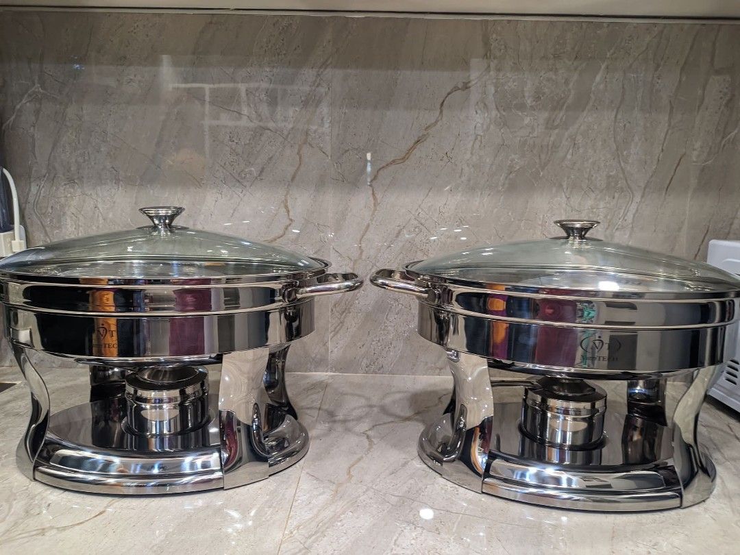 NUTRITECH CHAFING DISH/BUFFET FOOD WARMER/CATERING PAN (Category: Other Kitchen Appliances) located in Manila. Submitted by amylaseeee (Listing ID 1453934941, Image 1). Description: 𝐇𝐞𝐥𝐩𝐢𝐧𝐠 𝐦𝐲 𝐦𝐨𝐦 𝐰𝐢𝐭𝐡 𝐭𝐡𝐞 𝐜𝐨𝐬𝐭𝐬 𝐨𝐟 𝐡𝐞𝐫 𝐜𝐚𝐧𝐜𝐞𝐫 𝐬𝐮𝐫𝐯𝐞𝐢𝐥𝐥𝐚𝐧𝐜𝐞 𝐚𝐧𝐝 𝐟𝐨𝐥𝐥𝐨𝐰-𝐮𝐩 𝐭𝐫𝐞𝐚𝐭𝐦𝐞𝐧𝐭 so we're selling some of our unused items **𝐒𝐓𝐈𝐋𝐋 𝐍𝐄𝐆𝐎𝐓𝐈𝐀𝐁𝐋𝐄 ** ✅Never used ✅ Still in perfect working co