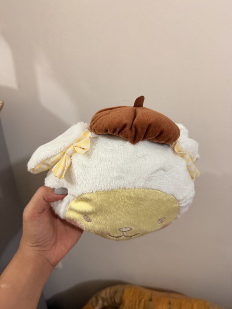Pompompurin sanrio plush toy (Category: Plushies & Soft Toys) located in Quezon City. Submitted by cookiecreammm (Listing ID 1453995987, Image 2). Description: .