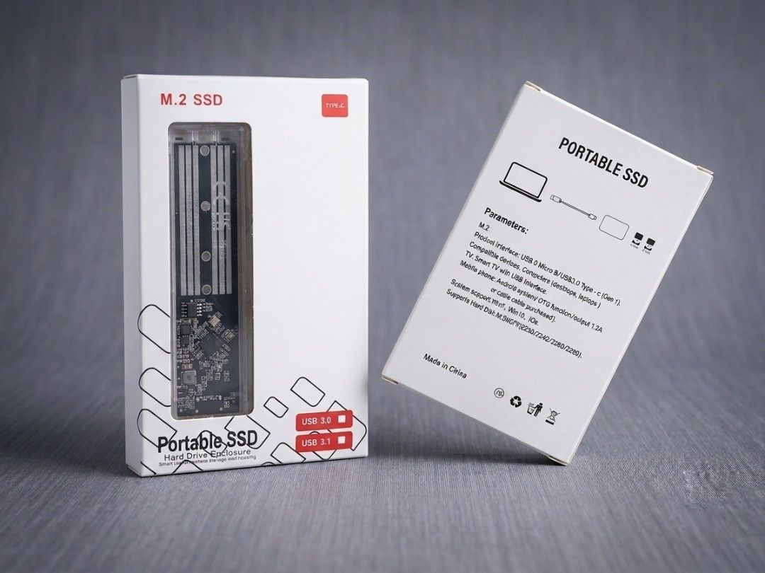 Portable M.2 SSD Enclosure (USB-C / USB 3.1) (Category: Hard Disks & Thumbdrives) located in Manila. Submitted by psalmgorostiza (Listing ID 1453832844, Image 1). Description: .
