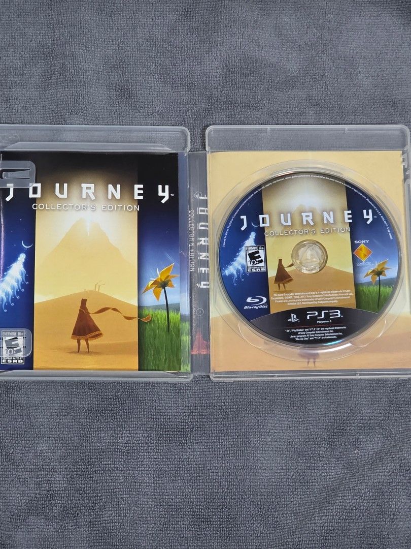 PS3 - Journey Collector's Edition (Category: PlayStation) located in Legazpi City. Submitted by fnexpress (Listing ID 1453904179, Image 3). Description: Journey Collector's Edition for Playstation 3 (PS3) ✅️ Complete with Manual and Inserts (CIB) ✅️ Tested and working ✅️ Actual photo posted 📍Meetups: Legazpi City, Albay - SM Legazpi - Ayala Malls Legazpi - LCC Legazpi - UST Legazpi If buyer is outside of Legazpi City, item can be shipped via: - 