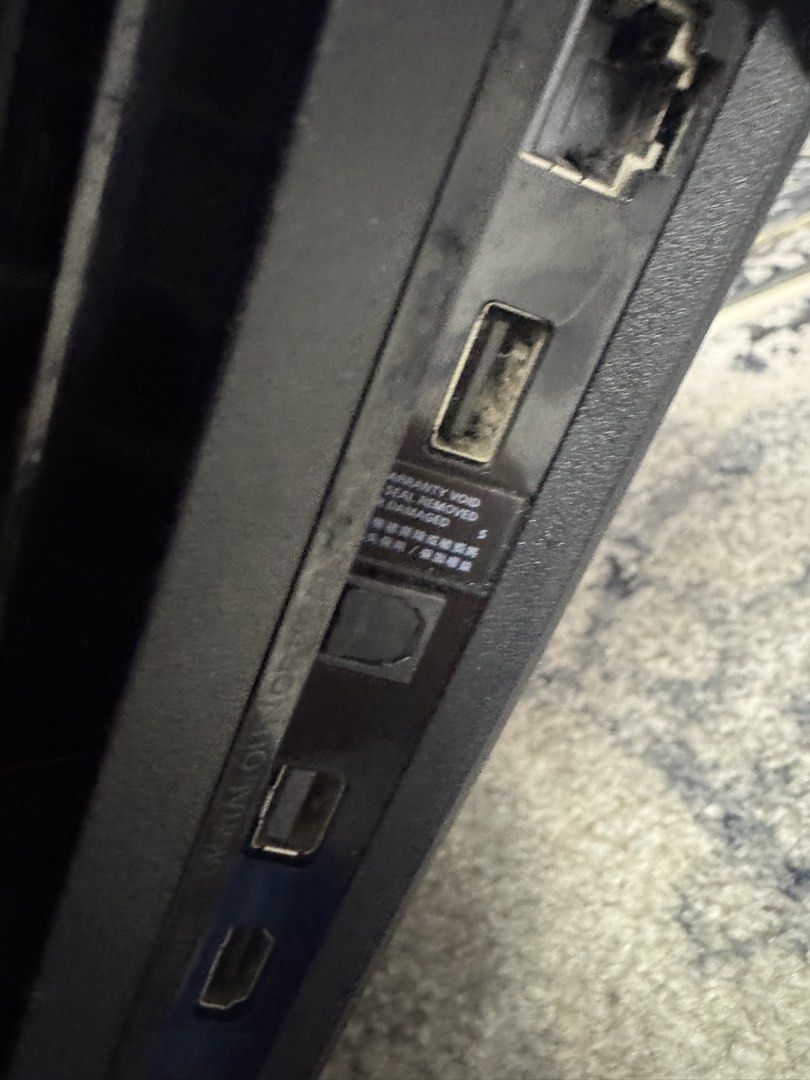 PS4 Pro 1TB with 1 controller and 4 games (Category: PlayStation) located in Pasig City. Submitted by robbiseraphin (Listing ID 1453937324, Image 3). Description: 📋 Listing: PS4 Pro 1TB with 4 games and 1 DualShock controller 🎮 ALL IN Inclusives: - PS4 Pro 1TB (never been opened or repaired) - 1 black original DualShock controller (no issues ) - 4 CD games (all codes used) • horizon zero dawn, • infamous second sun • nba 2k20 • fifa 21 (fifa 20