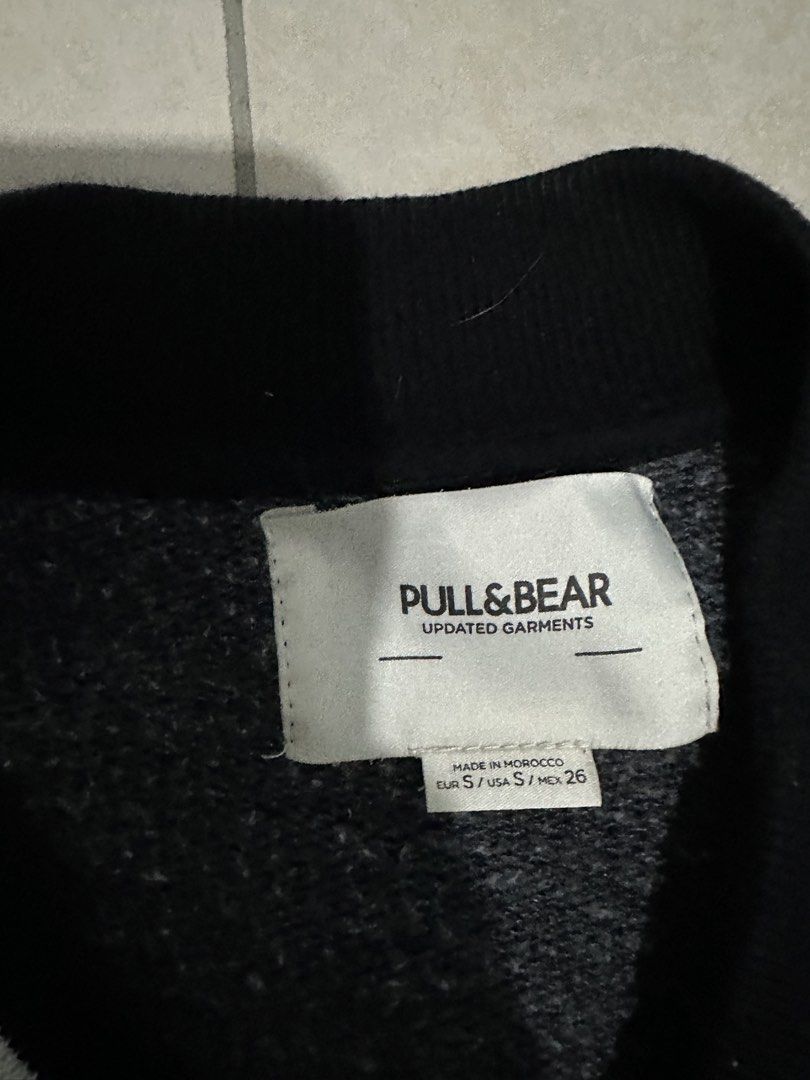 Pull&Bear Varsity Jacket (Category: Coats, Jackets and Outerwear) located in Singapore. Submitted by spinnnyi (Listing ID 1453985185, Image 2). Description: -S size bought the wrong size, never worn before but good condition .