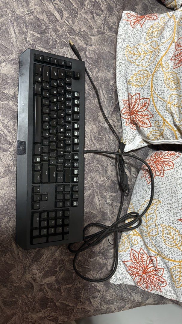 Razer BlackWidow Ultimate 2014 Mechanical Gaming Keyboard (Category: Computer Keyboard) located in Manila. Submitted by hi_gangelo (Listing ID 1453973698, Image 1). Description: hi there! ⌨️✨ letting go of this Razer BlackWidow Ultimate 2014 Mechanical Gaming Keyboard! clearing out old setup gear. Selling Price: ₱500 (Price is negotiable for sure buyers) What's included / Features: Classic mechanical gaming keyboard with braided cable and built-i