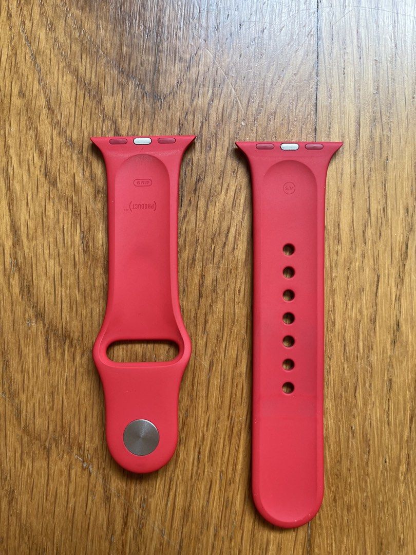 Red Apple Watch Strap 41mm (Category: Wearables & Smart Watches) located in Singapore. Submitted by springonion180 (Listing ID 1453857504, Image 2). Description: Lost my Apple Watch Selling this red strap, 41mm .