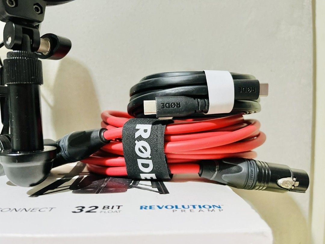 Rode NT1 5th Generation Studio Condenser Microphone Black (Category: Microphones) located in Paranaque City. Submitted by yonji_19 (Listing ID 1453823735, Image 3). Description: - Rode NT1 5th Gen Studio Condenser Microphone (Black) - Ideal for professional studio recording - Includes: Microphone, Shock Mount, Pop Filter, Rode XLR Cable, Rode USB-C Cable - Features: 32-bit float digital output, Dual Connect output, 1" gold-sputtered capsule - Com