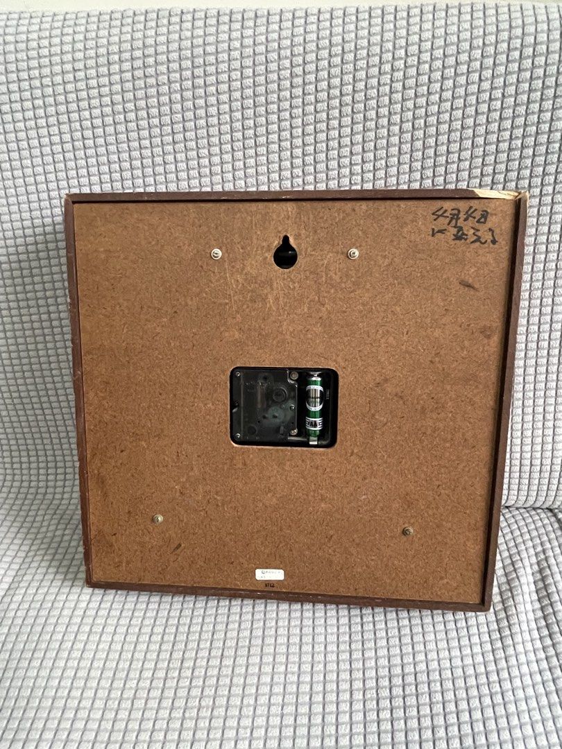 SEIKO wooden wall clock (Category: Home Improvement Tools & Accessories) located in Manila. Submitted by dstrangerthings (Listing ID 1453951852, Image 2). Description: ✅ working clock ✅vintage look ✅heavy & well made **minor scratches shown on photos **issue; chipped wood unti sa likod but no visible infront. .