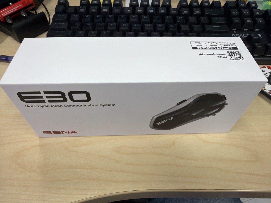 Sena E30 (Category: Motorcycle Accessories) located in Singapore. Submitted by electrodance (Listing ID 1453878262, Image 1). Description: Brand New Sena E30 Motorcycle Mesh Communication System. .