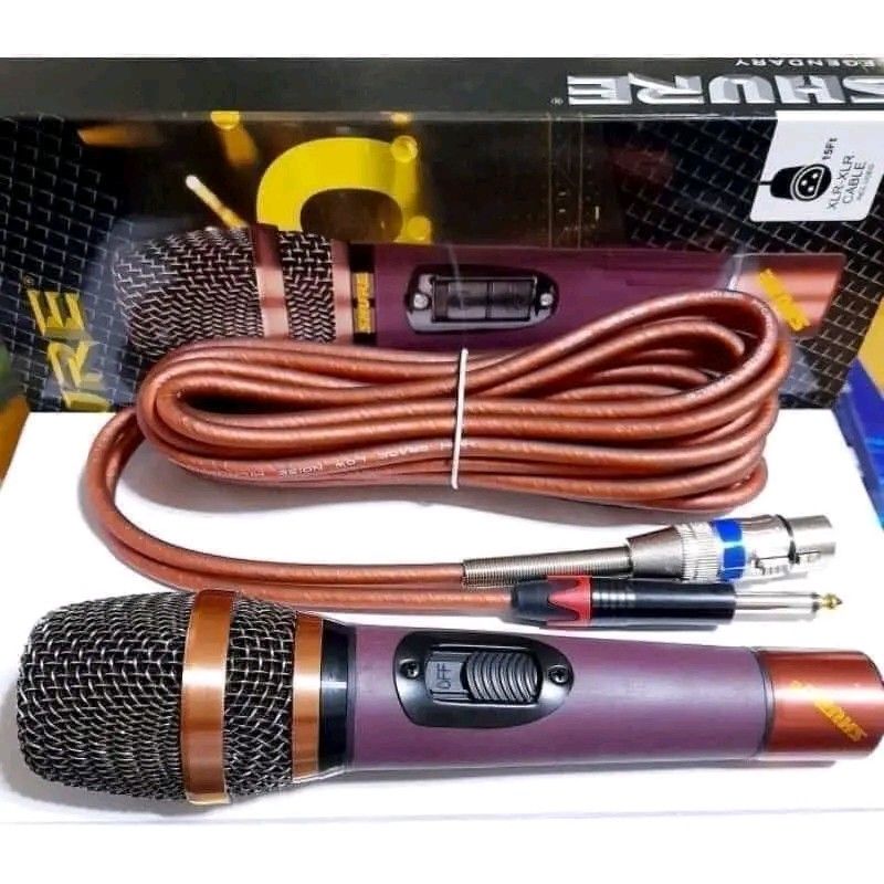 Shure GM-8.8 Professional Karaoke Wire Microphone (Category: Microphones) located in Manila. Submitted by marvieobordo (Listing ID 1453896946, Image 3). Description: - Shure GM-8.8 Vocal Microphone - Type: Cardioid Dynamic - Includes: 15ft XLR-XLR Cable - Ideal for: Lead Vocals, Karaoke - Features: Good sound quality - Condition: Ready for your next performance.