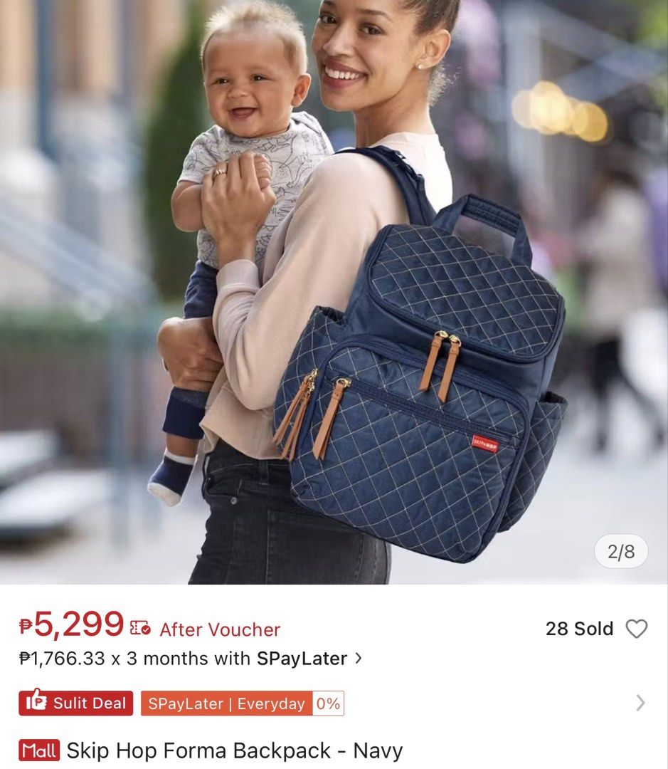 Skiphop Baby Bag (Category: Other Babies Going Out Needs) located in Manila. Submitted by zapantaesther (Listing ID 1453876972, Image 1). Description: Skiphop baby bag .