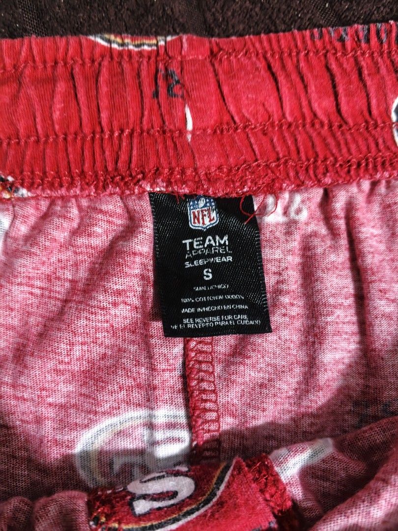 Sleepwear AOP San Francisco NFL (Category: Other Bottoms) located in Manila. Submitted by thriftthings824 (Listing ID 1453918894, Image 3). Description: dimension free size waist length 39to40 no issue.