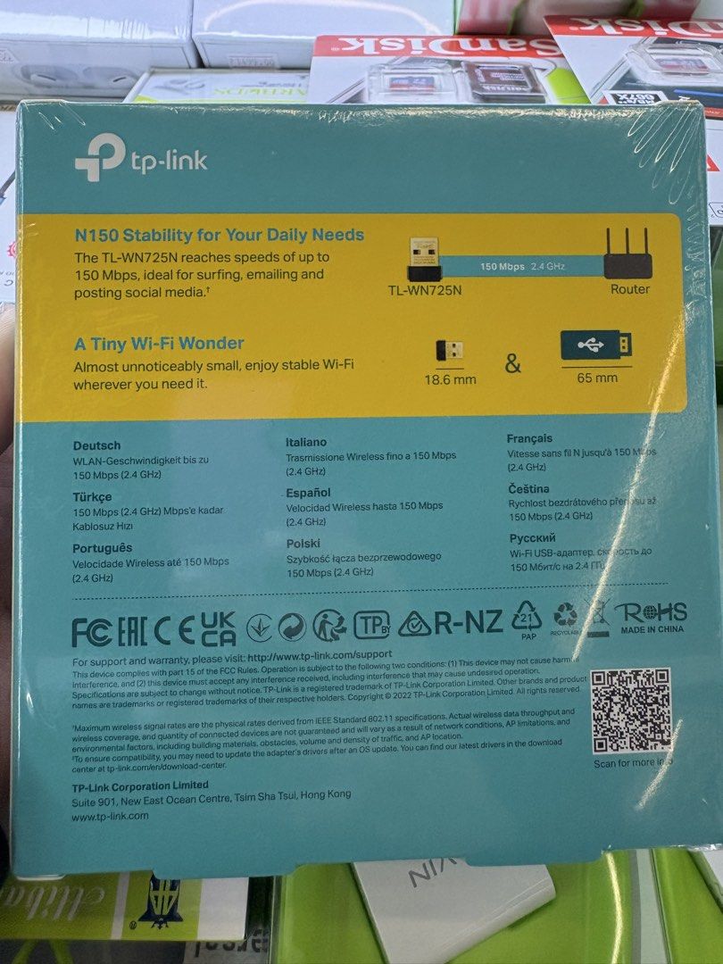 TP Link Wireless Wifi Dongle, Adapter (Category: Computer Parts) located in Taguig. Submitted by grassyyieeebeyb (Listing ID 1453916170, Image 2). Description: Tp link Brandnew Wifi Dongle.